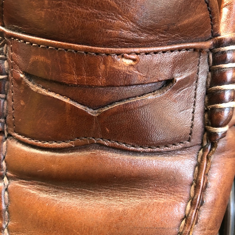 Allen Edmonds “Rockland” Brown Leather Penny Loafers / Size 9.5 D - Picture 5 of 6